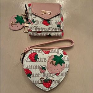 JC wallet & wristlet set